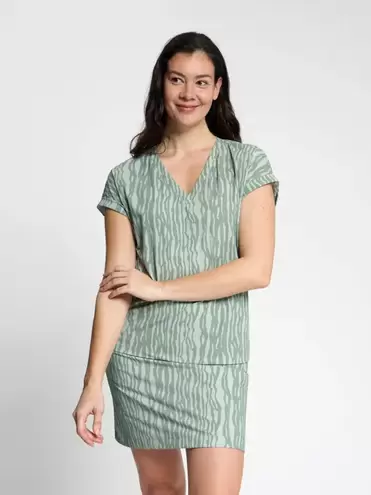 Tetovo - Travelshirt print dames
