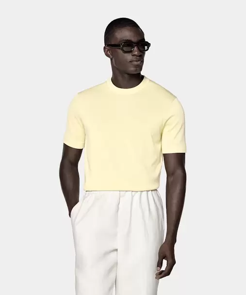 Yellow Short Sleeve Crewneck