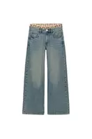 Z1975 LOOSE FIT MID-RISE CROCHET JEANS