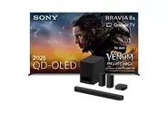 SONY 65XR8M25B BRAVIA 8 II 4K QD-OLED 65" (2025) + Sony BRAVIA Theatre System 6 Home Cinema Set TV Bundle