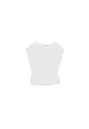 Blouse korte mouw met elastiek