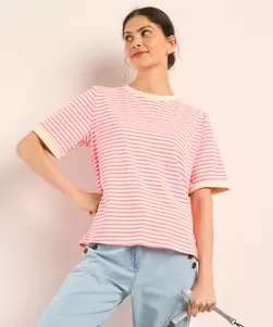 T-shirt met strepen