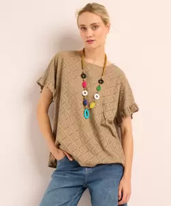 T-shirt met ketting