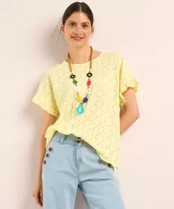 T-shirt met ketting