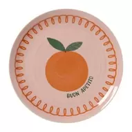 Dinerbord sinaasappel - multikleur - ø26.5x2 cm