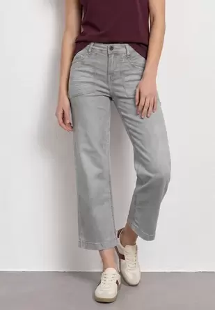 Mid Waist jeans culotte in Loose Fit