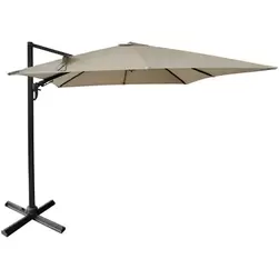 Zweefparasol Mia - taupe - 300x300 cm product