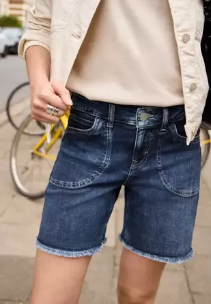 Straight Legs denim shorts in een casual pasvorm