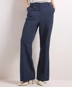 Uni flared fit broek