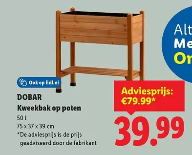 Op - Kweekbak op poten