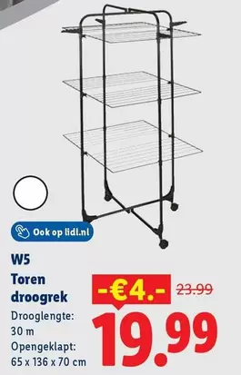 Op - Toren droogrek