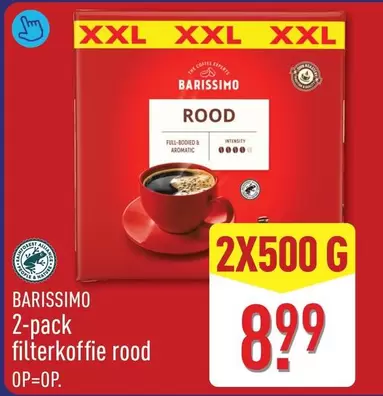 Filterkoffie Rood