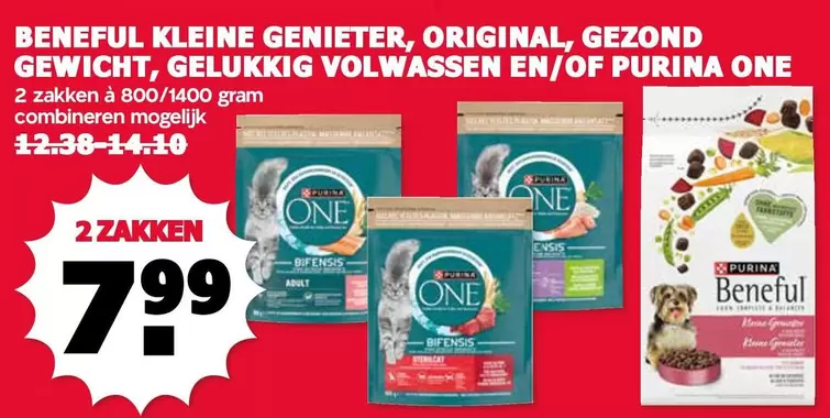 Purina - KLEINE GENIETER, ORIGINAL, GEZOND GEWICHT, GELUKKIG VOLWASSEN EN/OF