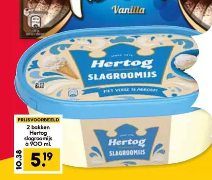 Hertog Slagroomijs