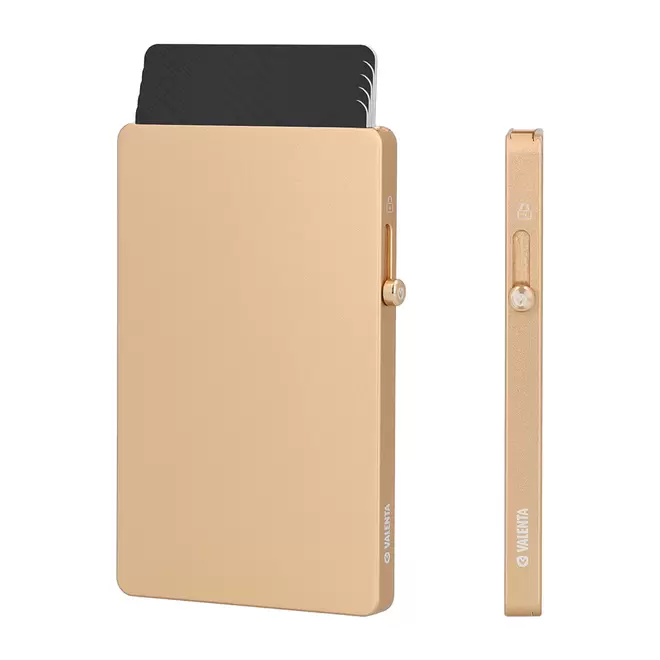 Cardprotector Aluminium MagSafe Thin - Licht Goud