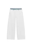 TRF DOUBLE WAISTBAND STRAIGHT-LEG JEANS