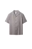 Camisa bowling manga corta tipo lino