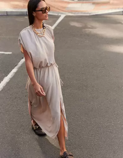 Glitter Twist Rok Zand