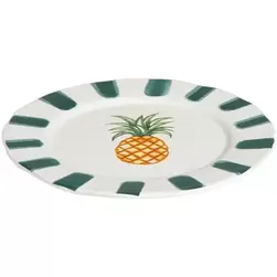 Ontbijtbord Ananas groen keramiek - Ø23 cm product