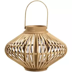 Lantaarn Bobbie - bruin - 25xØ36 cm product