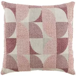 Sierkussen Maartje - crème/roze - 45x45 cm product