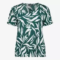 TwoDay dames top met print groen wit