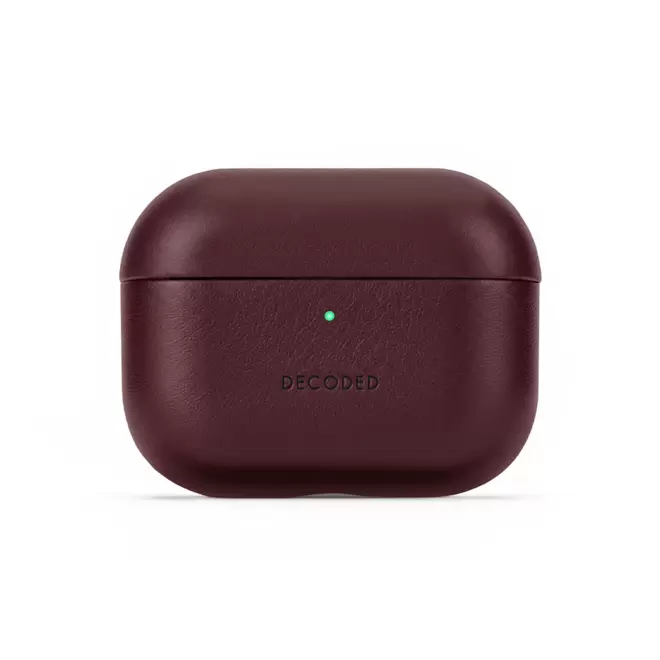 Leather Case - AirPods Pro 3 (2025) - Burgundy