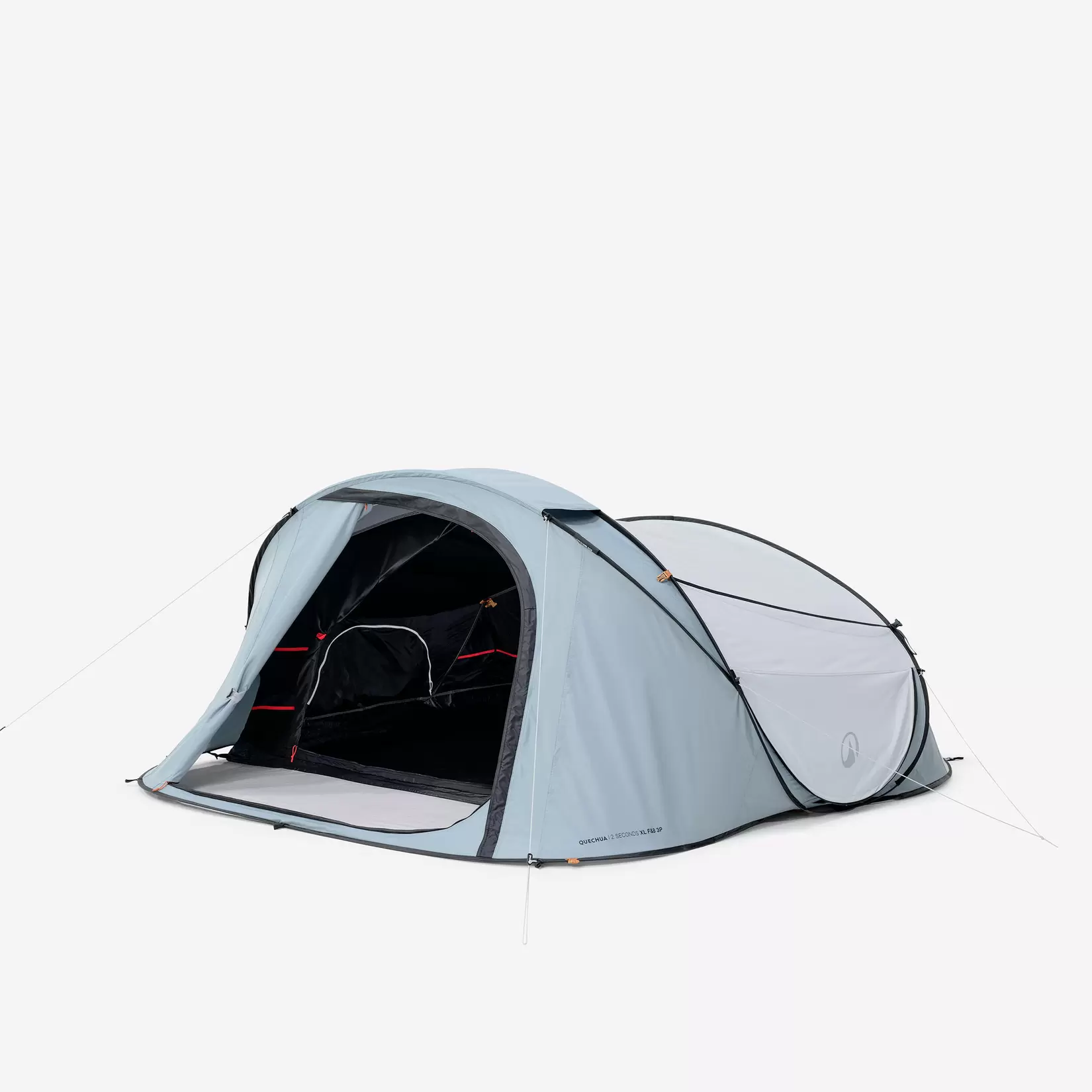 Pop-up tent voor 3 personen XL, 2 Seconds met Fresh & Black