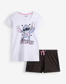Pyjama set van shirt en broek - Lilo & Stitch - Veelkleurig