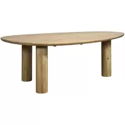 Eettafel Pebble - naturel - mangohout - 220x120 cm product