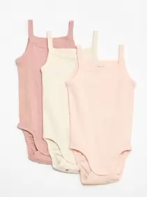 Meegroeibodies met schouderbandjes - set van 3