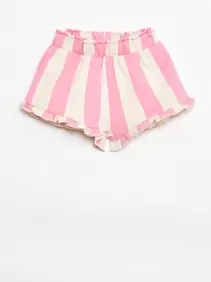 Short van bedrukte jersey