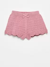 Effen tricot short