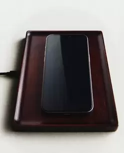 HOUTEN DIENBLAD VOOR MOBIELE TELEFOON
