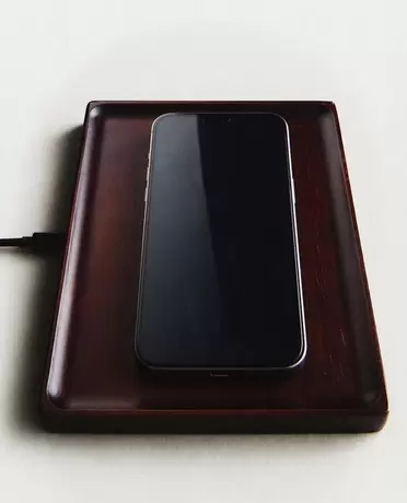 HOUTEN DIENBLAD VOOR MOBIELE TELEFOON