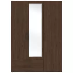 Kledingkast Penrith 3 deurs - walnoot - 204x145x58 cm product