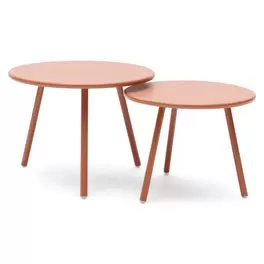 Salontafel Julia soft terra - set van 2
