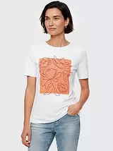 Shirt met ronde hals