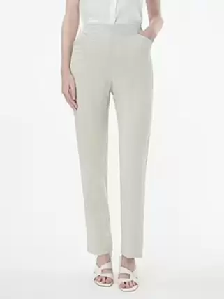 Broek met taps toelopende pasvorm
