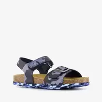 Hush Puppies kinder bio sandalen blauw camouflage