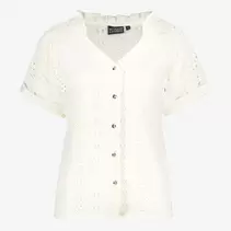 TwoDay dames blouse met broderiedetails wit