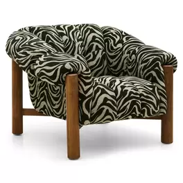 Fauteuil James zebra