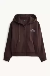 Sweatvest met capuchon