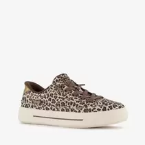 Skechers Bobs Social dames sneakers luipaardprint