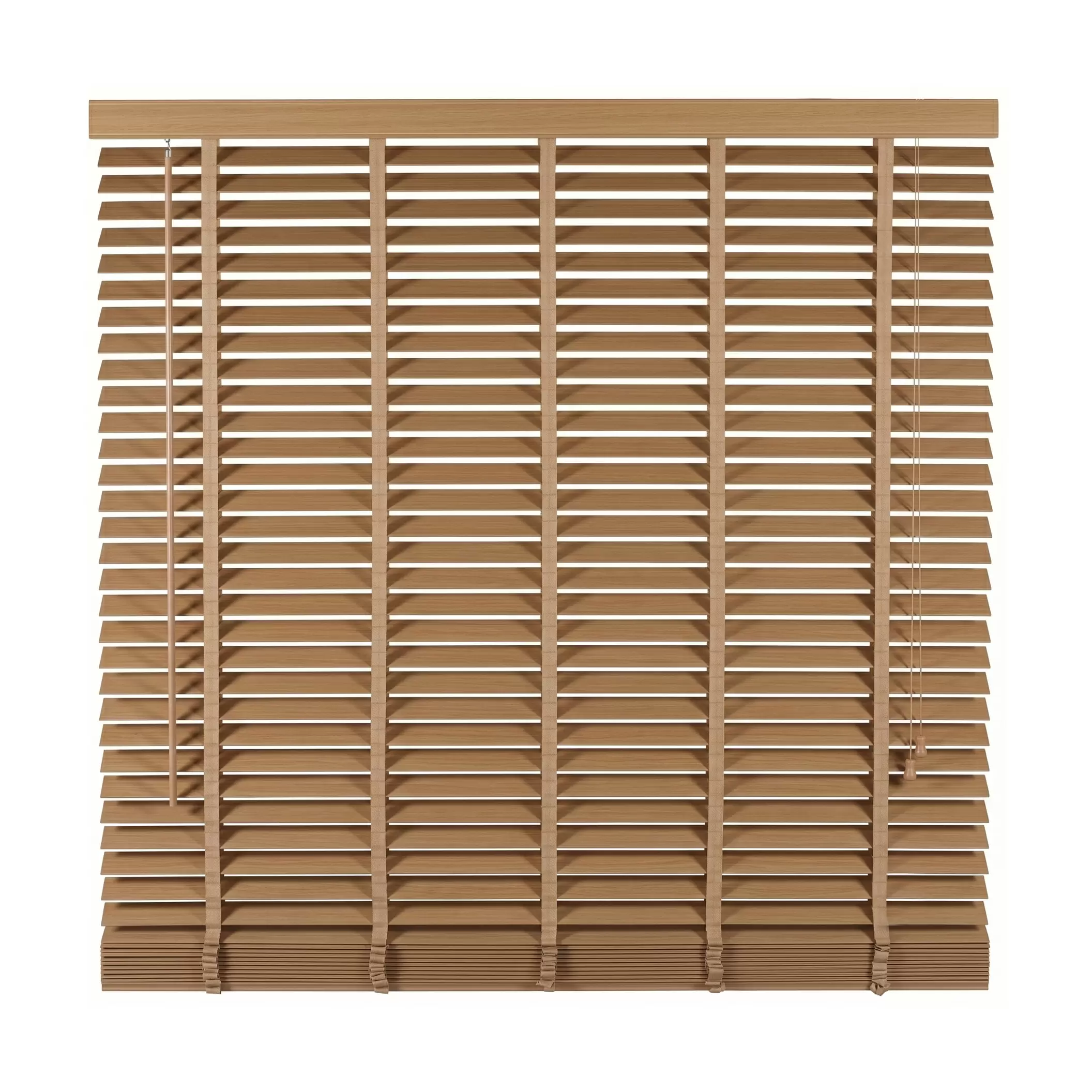Houten Jaloezie Naturel - 180x180 cm