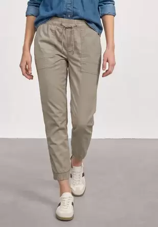 Slim Leg broek in papertouch kwaliteit