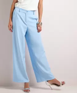 Wide fit broek uni