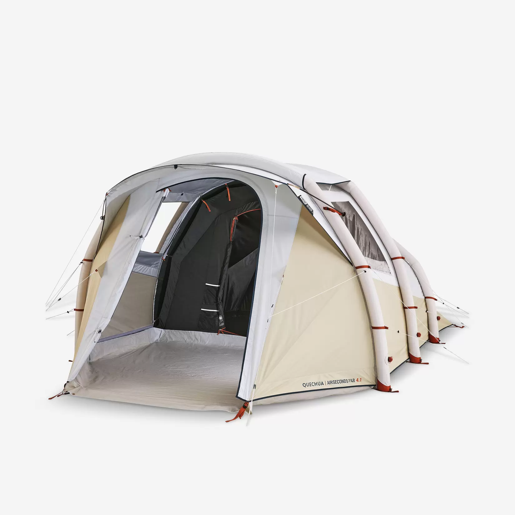 Opblaasbare tent 4 personen, Air Seconds 4.1 met Fresh & Black, 1 slaapruimte