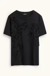 T-shirt - regular fit - gebloemd