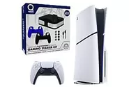 SONY PlayStation 5 spelconsole - Disc Edition - Slim version 1 TB + QWARE PS5 gaming starter kit Gaming Bundel
